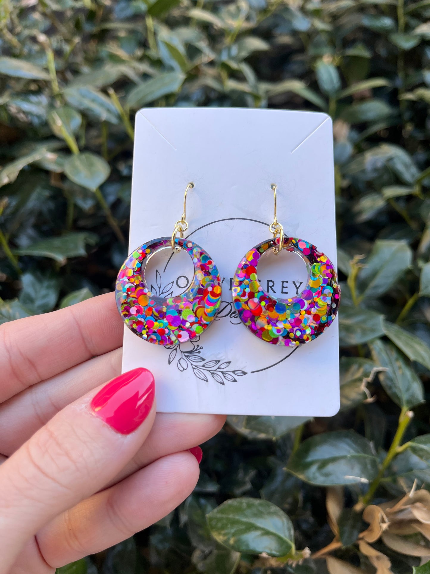 Kaleidoscope Circle Hoops