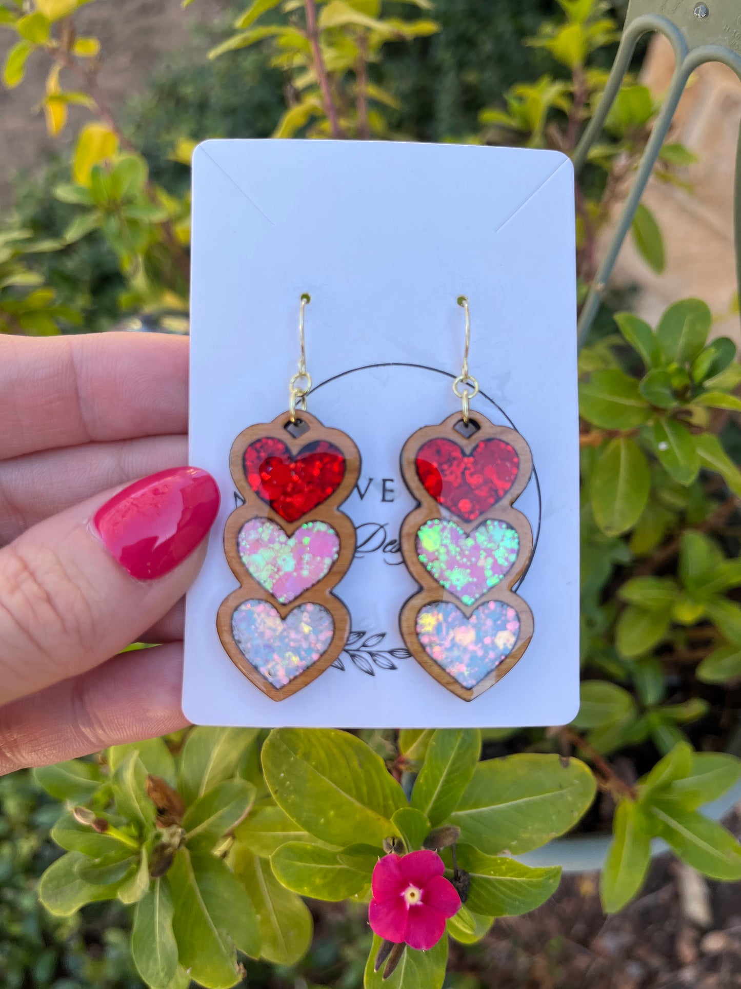 Tres Corazones Dangles