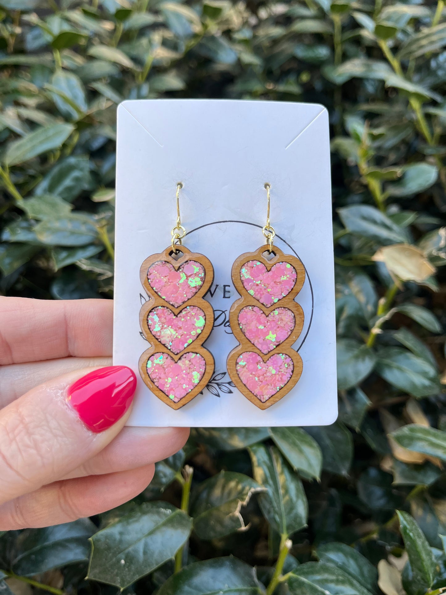 Pink Pillows Tres Corazones