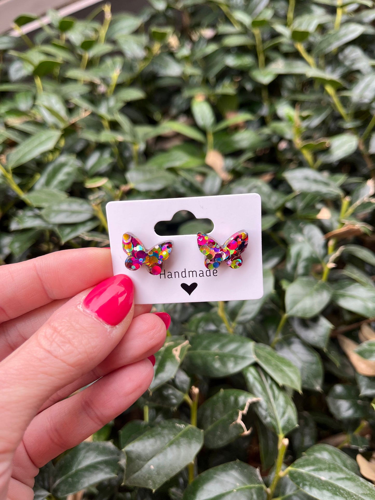 Kaleidoscope Butterfly Studs