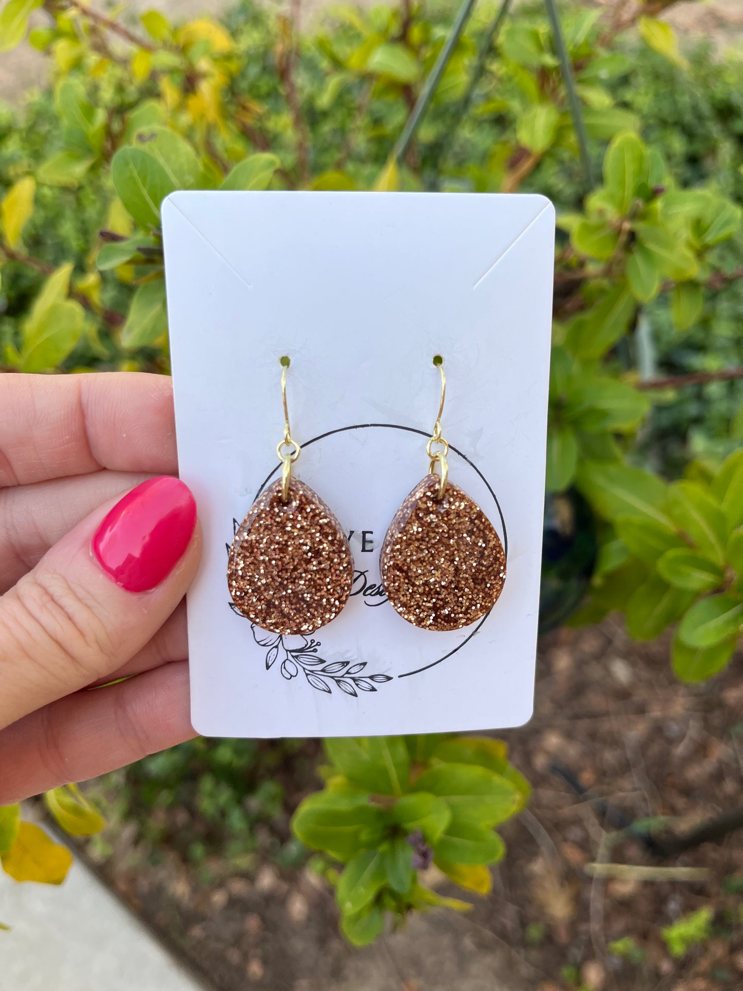 Golden Sand Teardrops