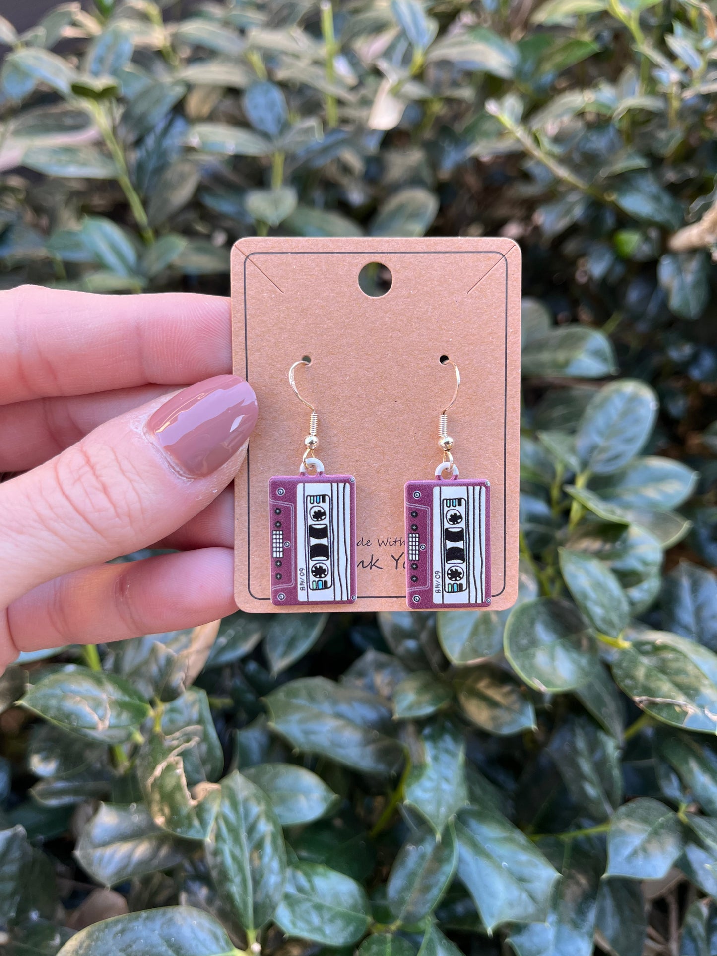 Cassette Tape Earrings