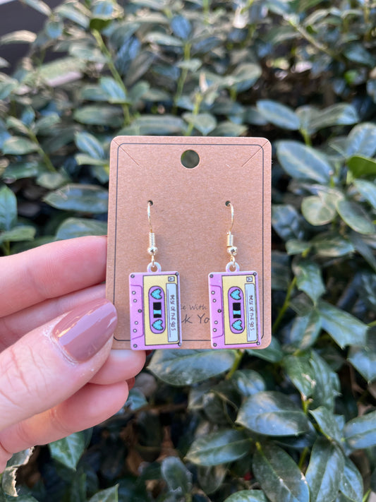 Cassette Tape Earrings