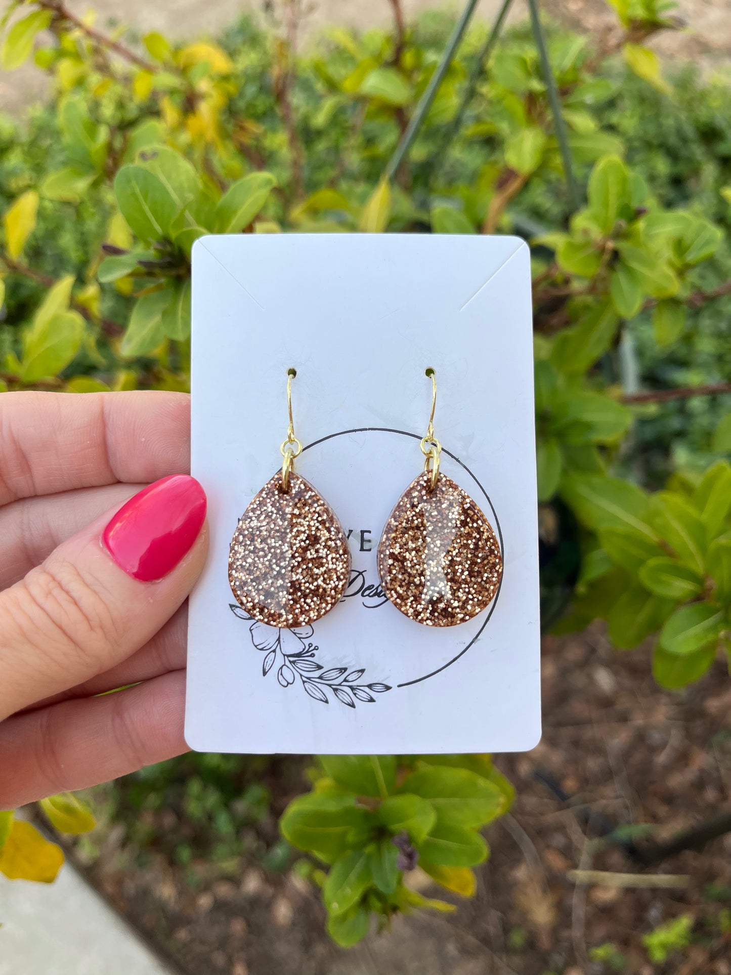 Golden Sand Teardrops