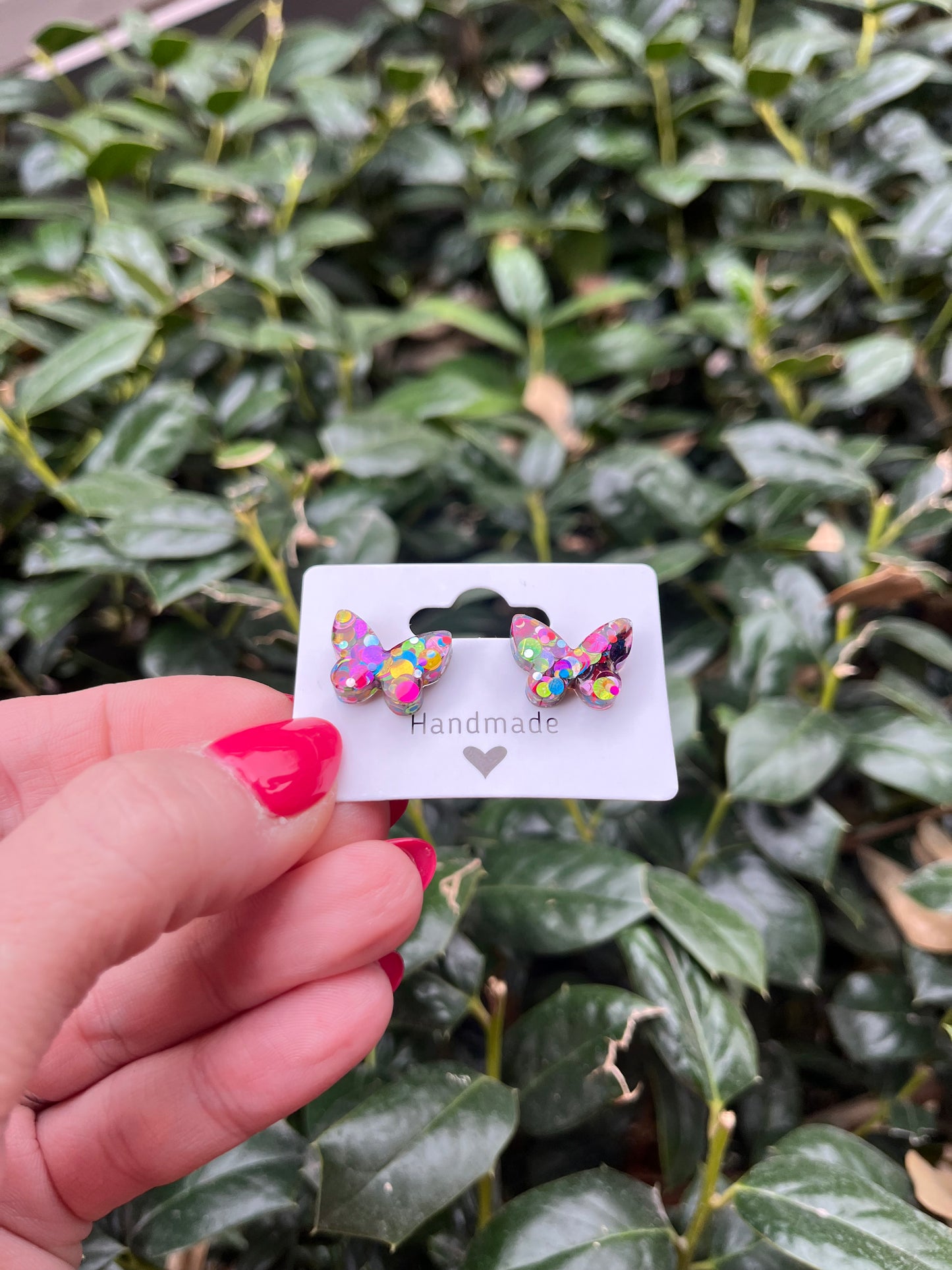 Kaleidoscope Butterfly Studs