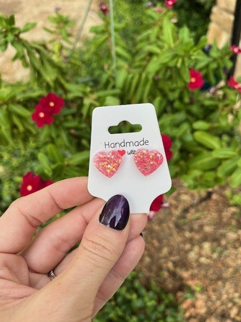 Regina George Heart Studs