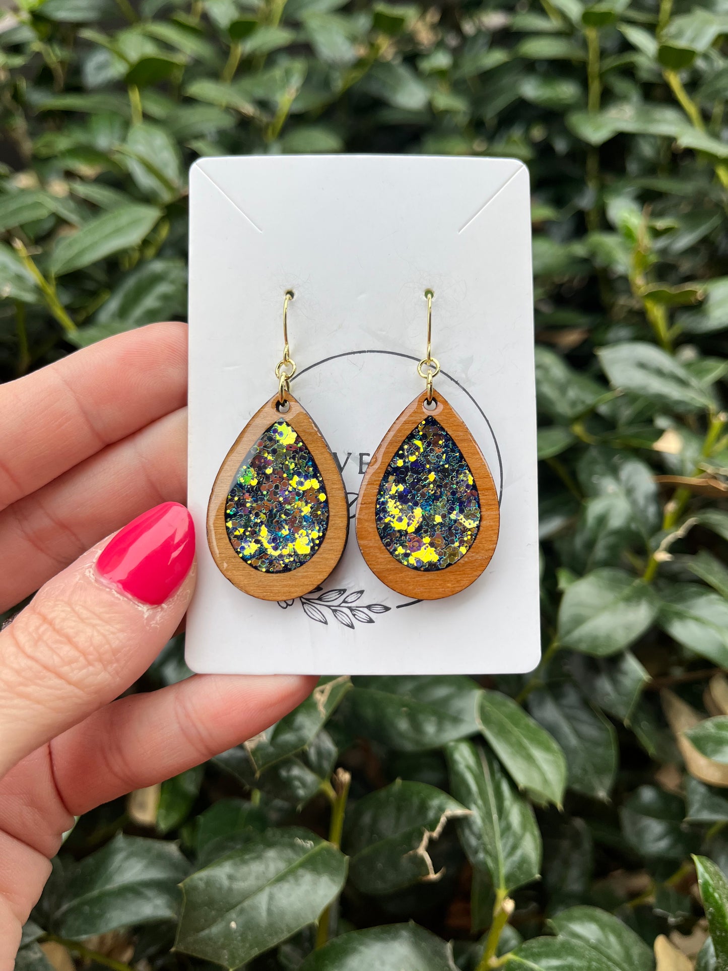 Golden Galaxy Teardrops