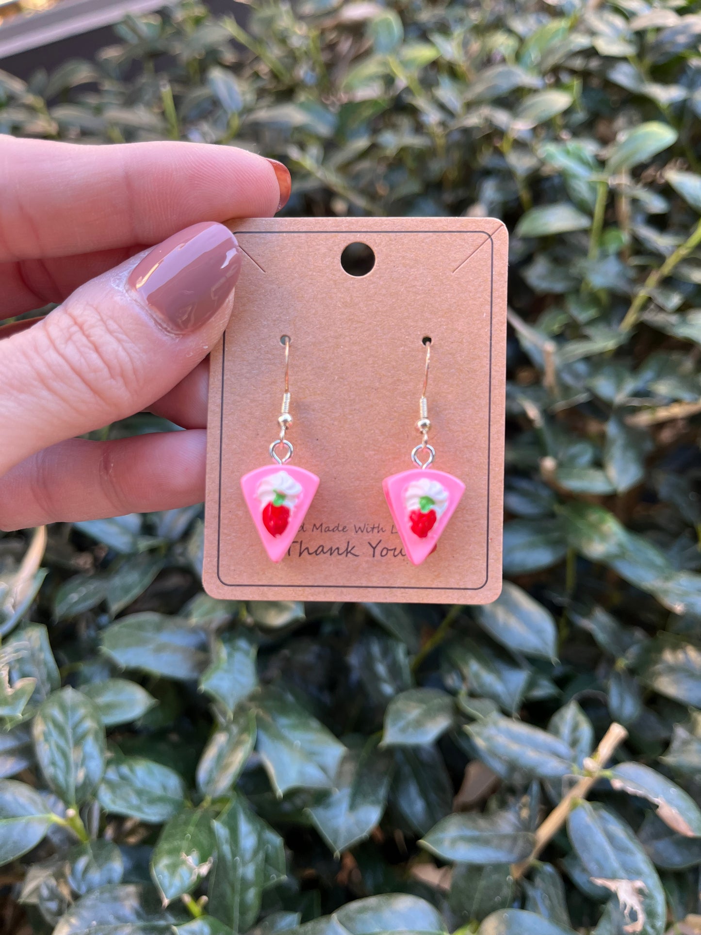 Strawberry Cake Earrings