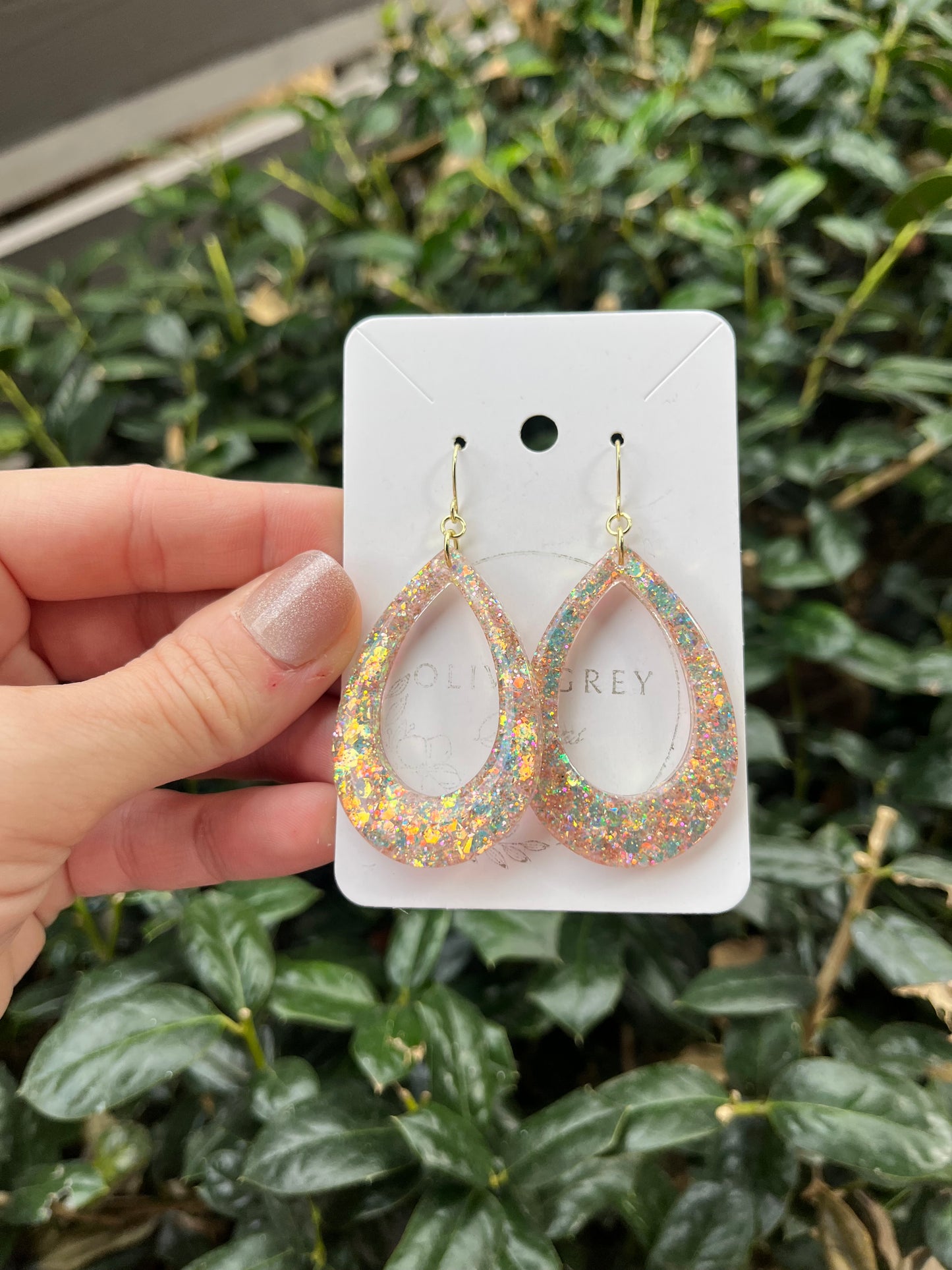 Champagne Gold Hoops