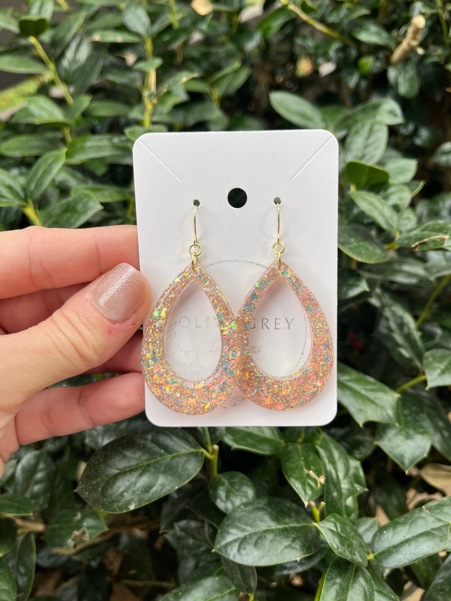 Champagne Gold Hoops