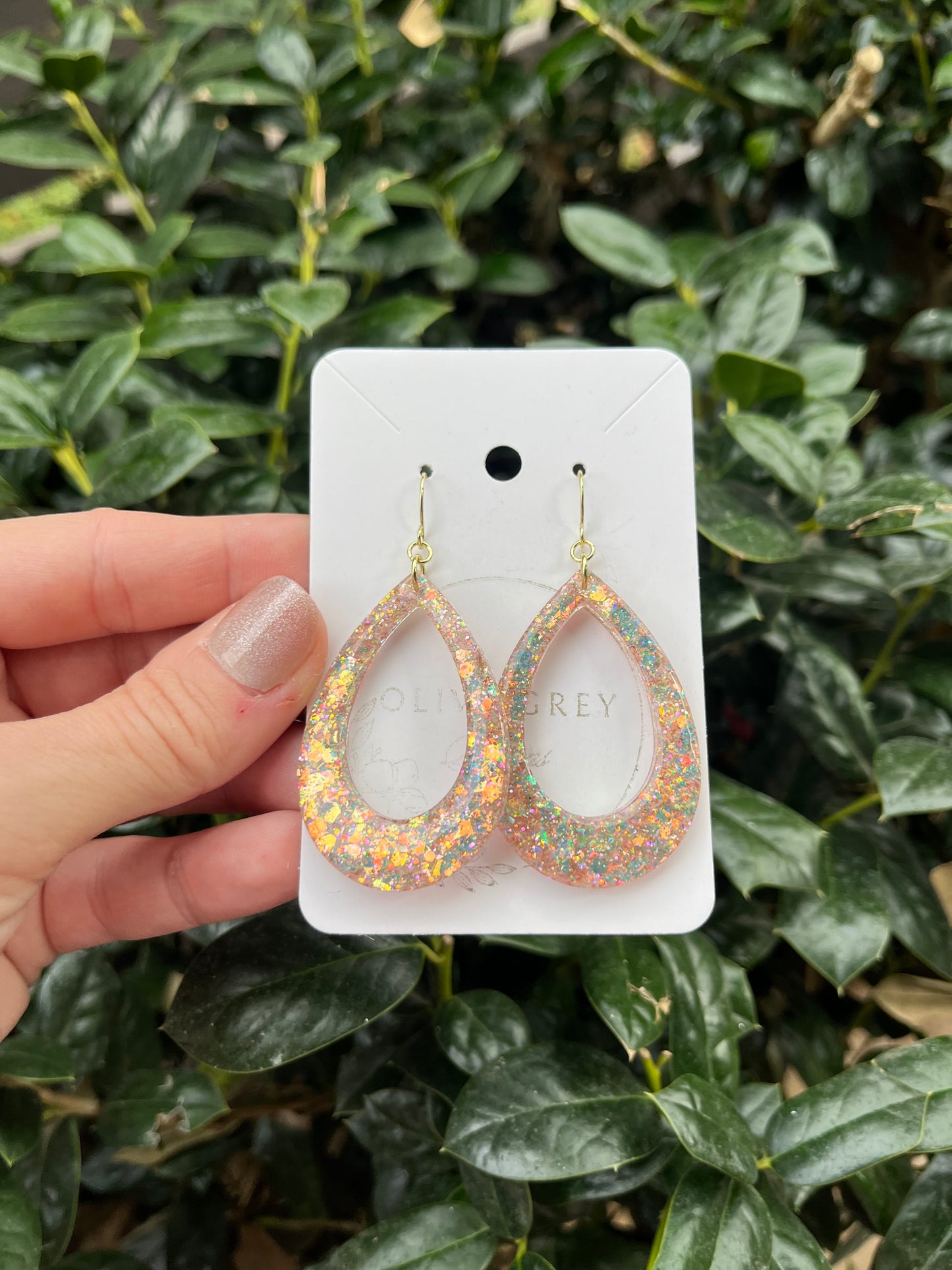 Champagne Gold Hoops