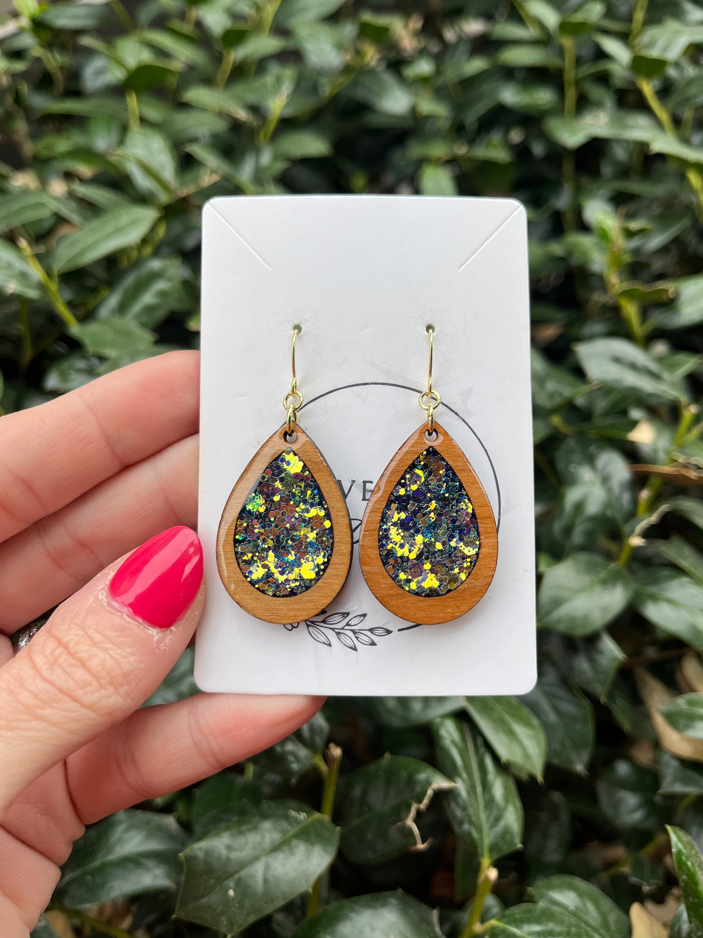 Golden Galaxy Teardrops