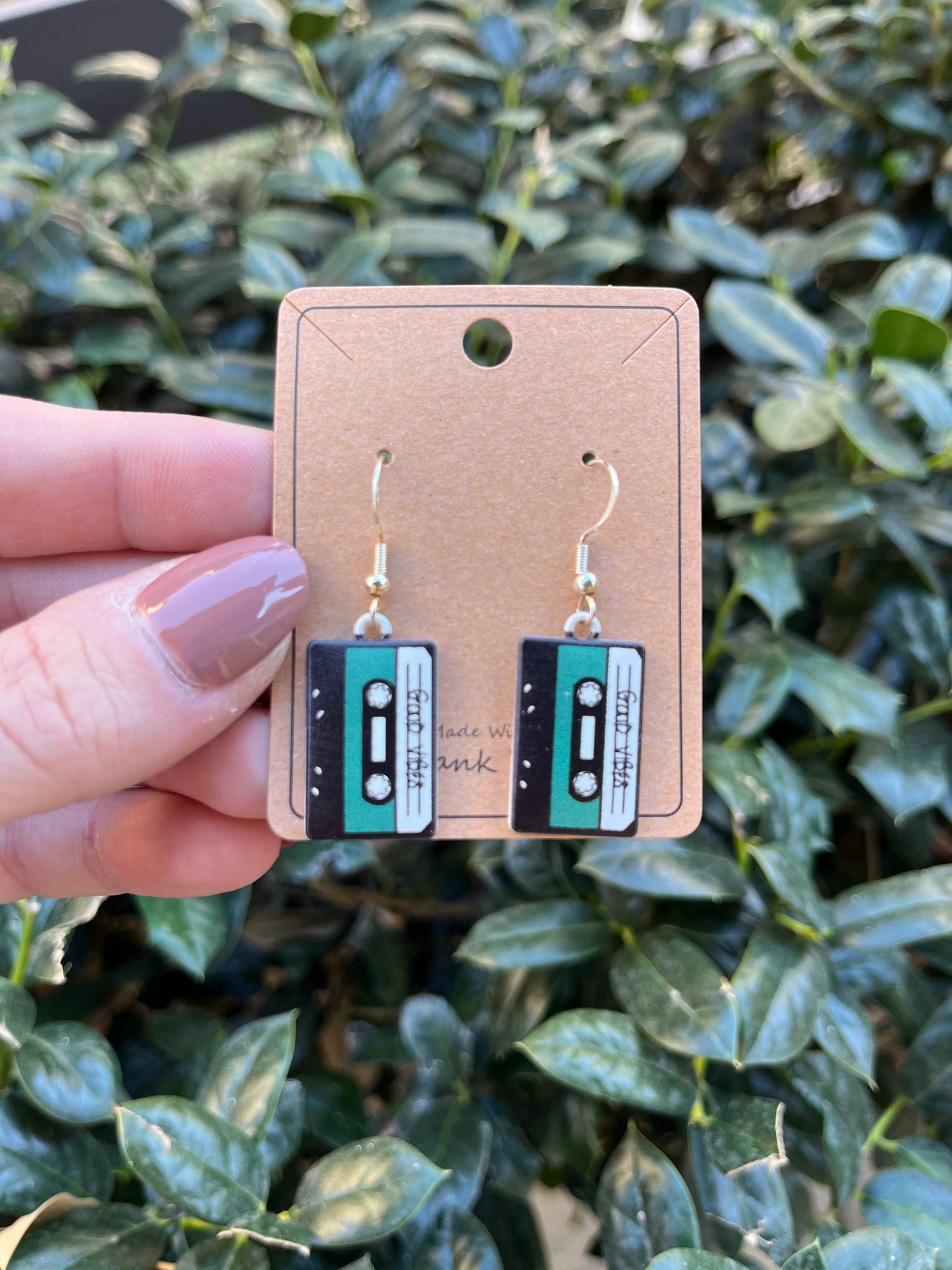 Cassette Tape Earrings