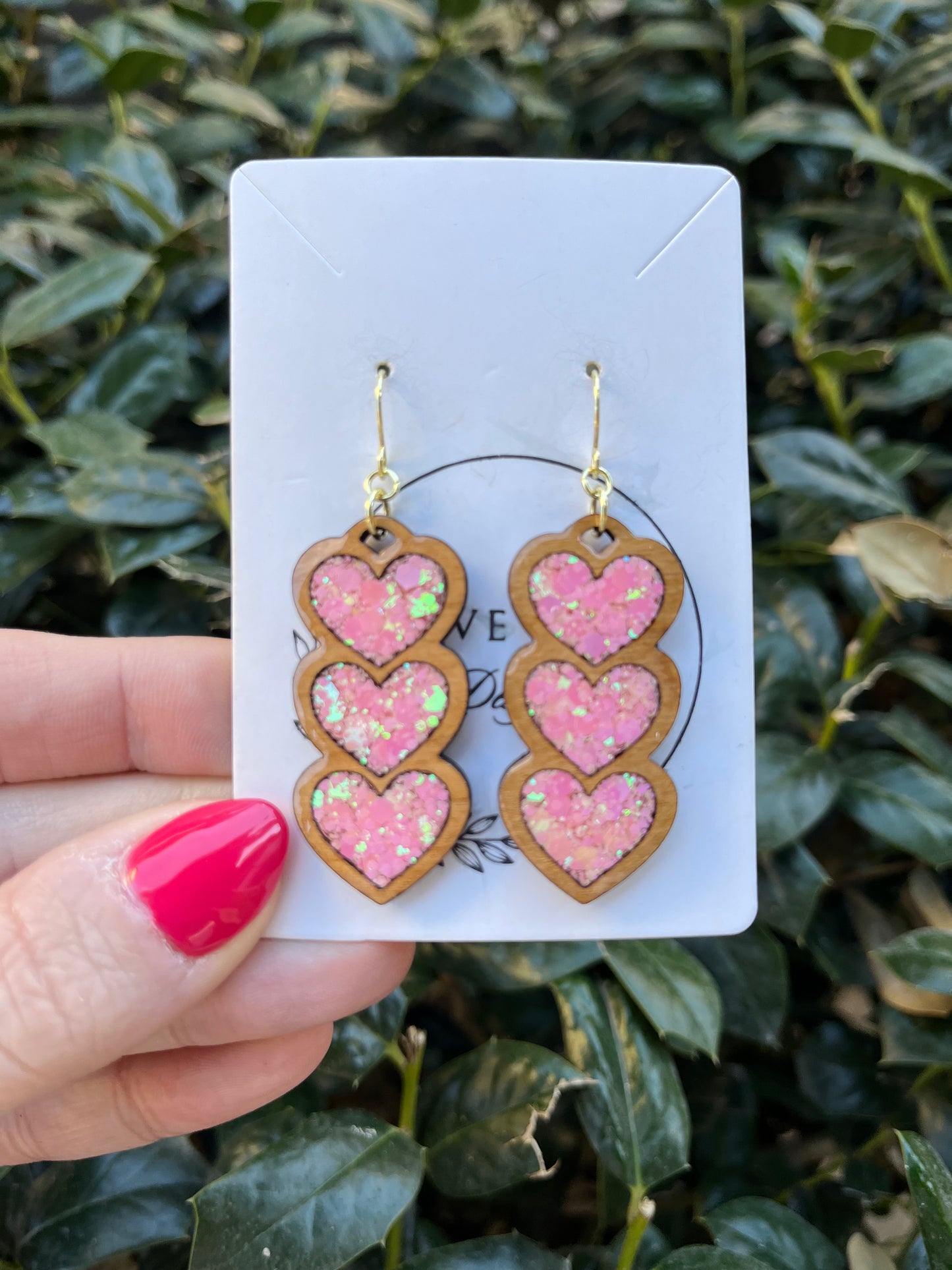 Pink Pillows Tres Corazones