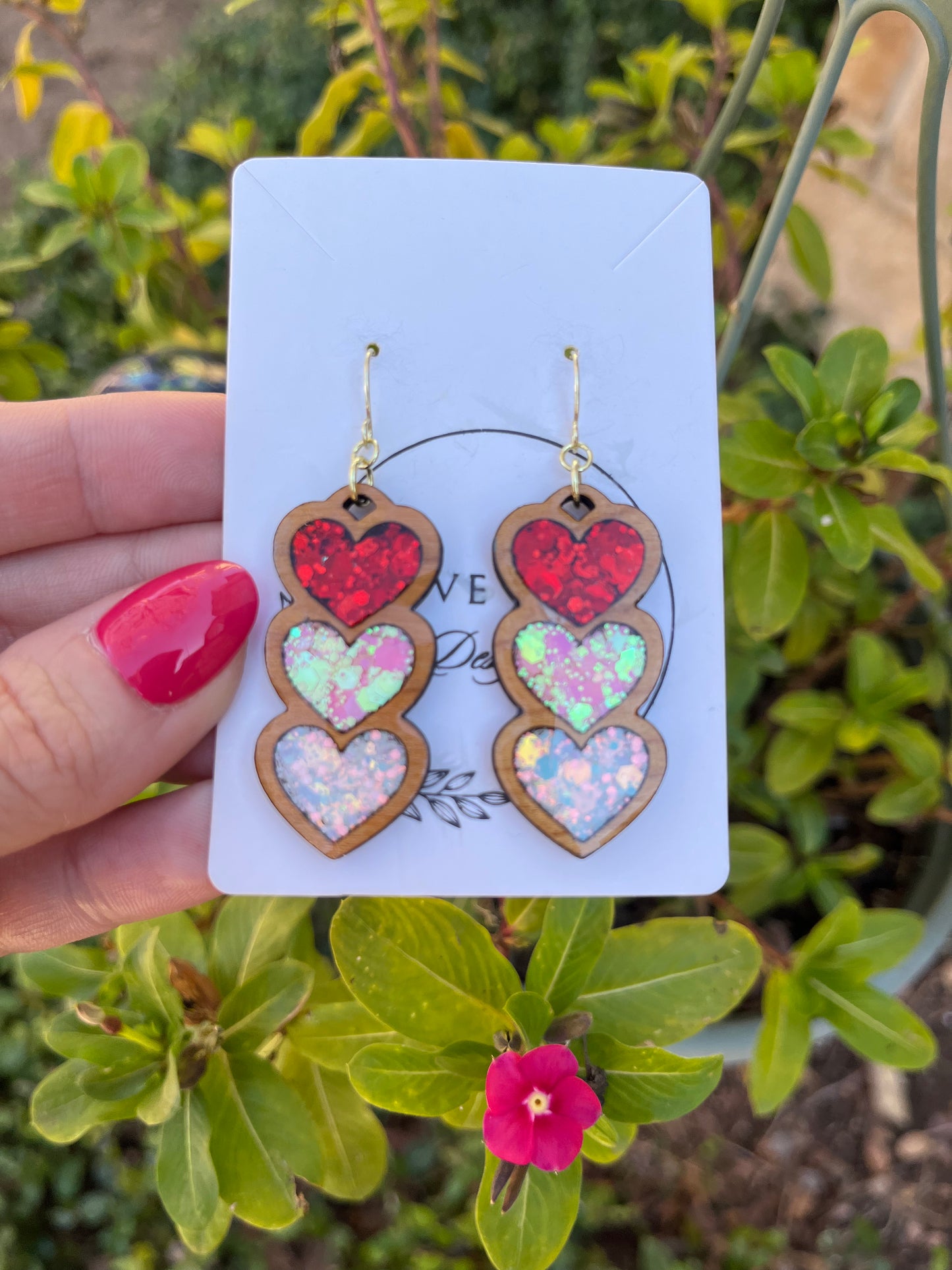 Tres Corazones Dangles