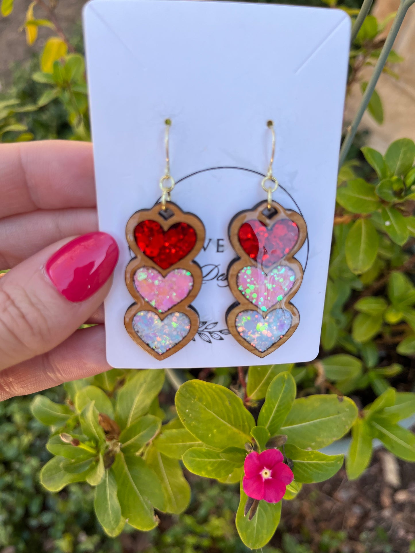 Tres Corazones Dangles