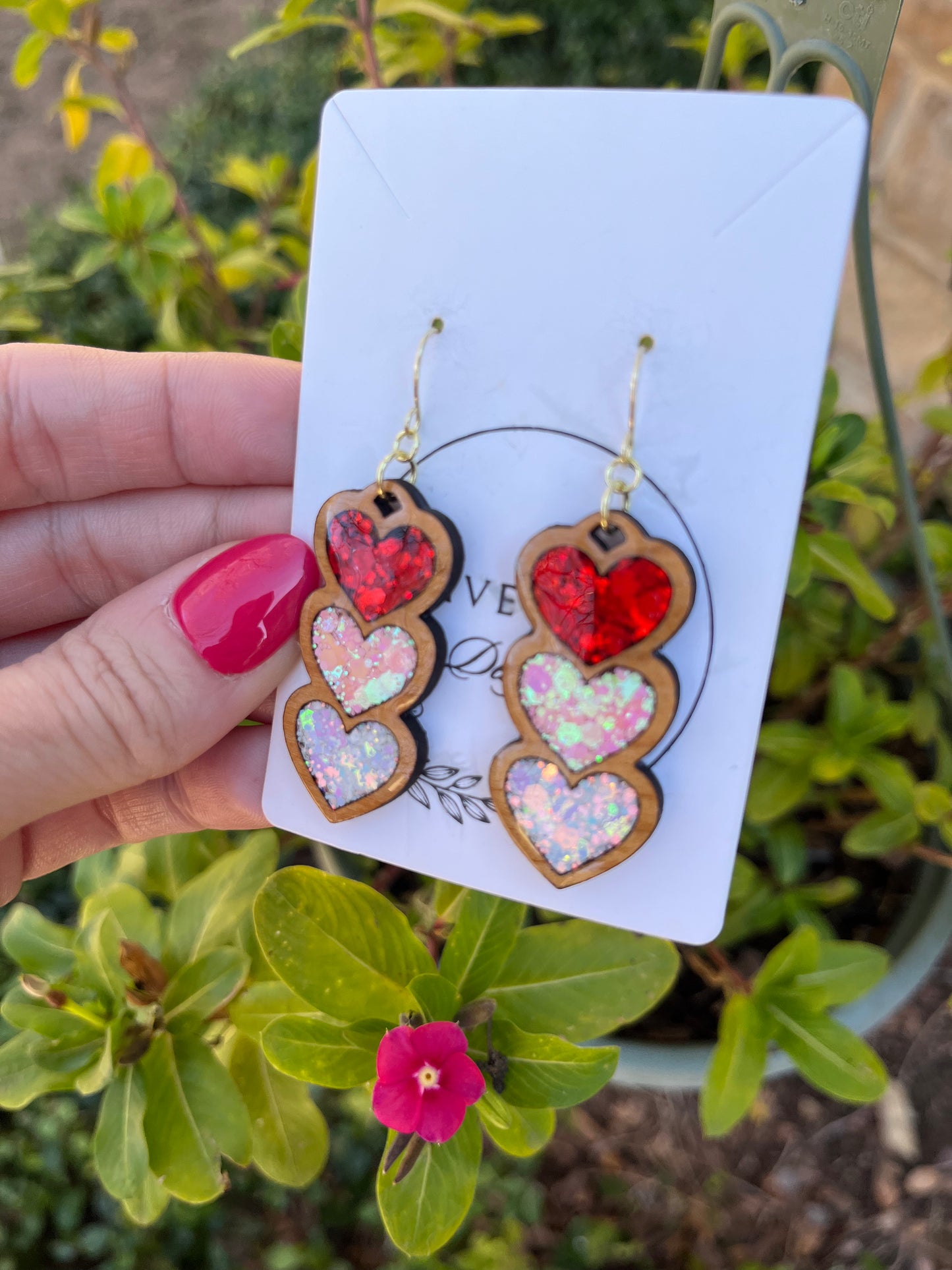 Tres Corazones Dangles