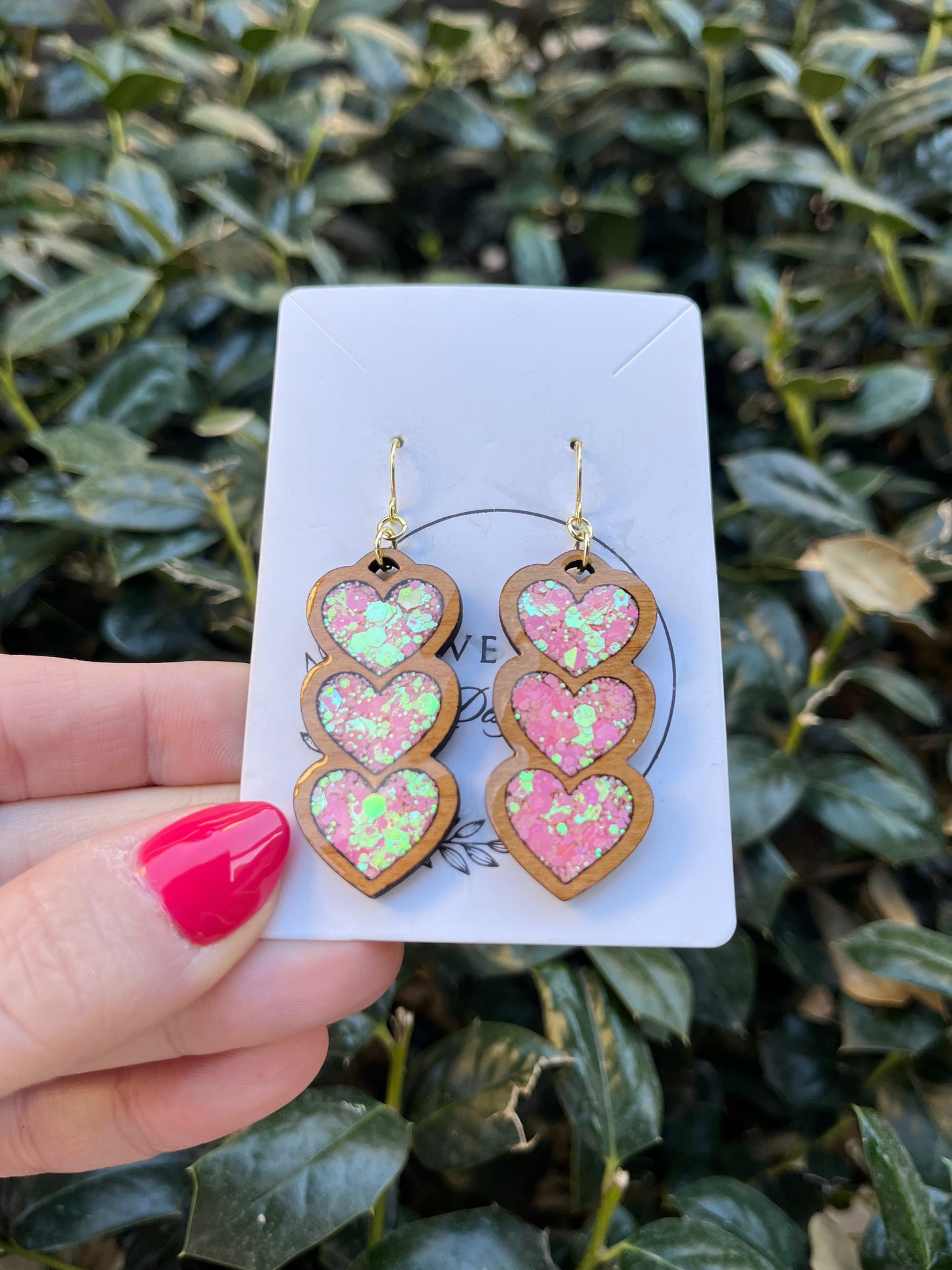 Pink Pillows Tres Corazones