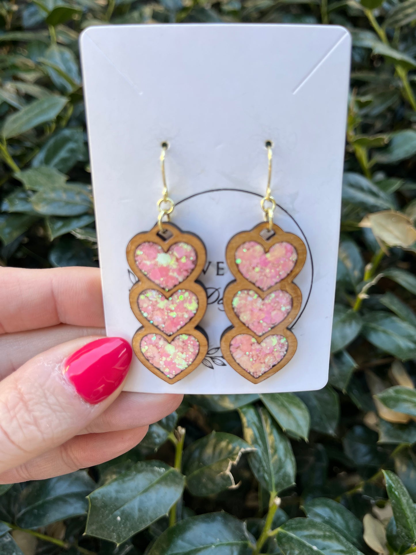 Pink Pillows Tres Corazones