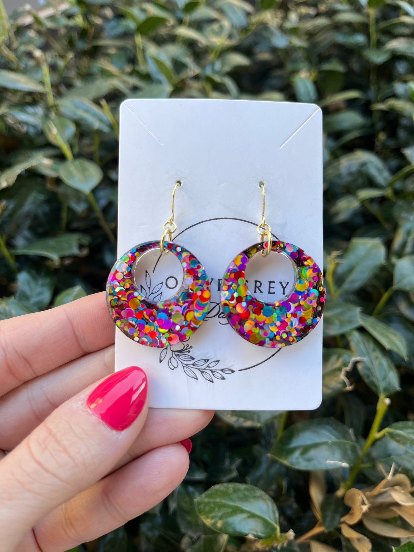 Kaleidoscope Circle Hoops