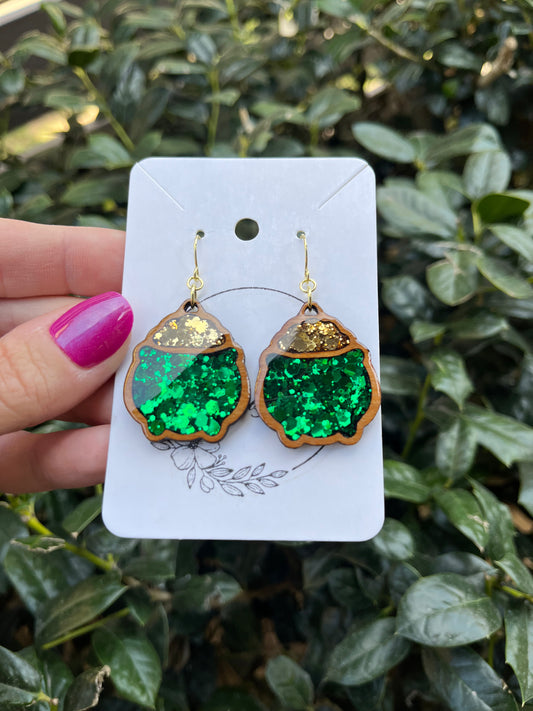 Pot ‘O’ Gold Dangles