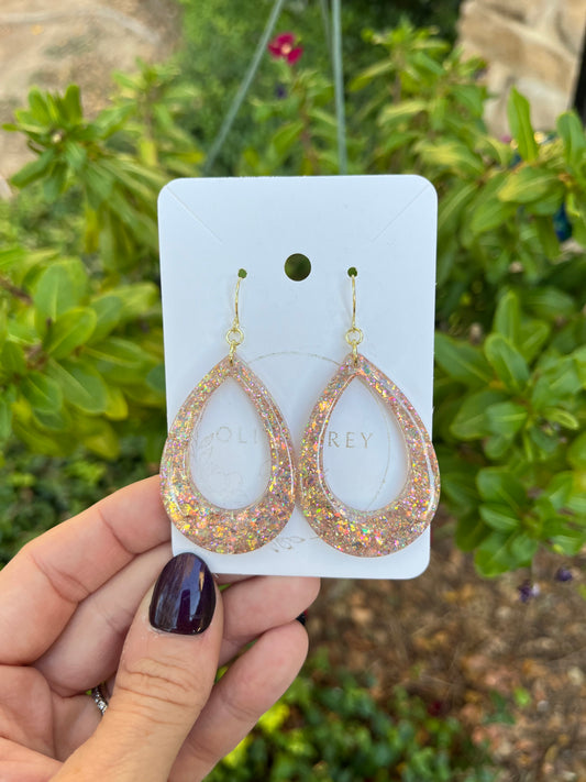 Champagne Gold Hoops