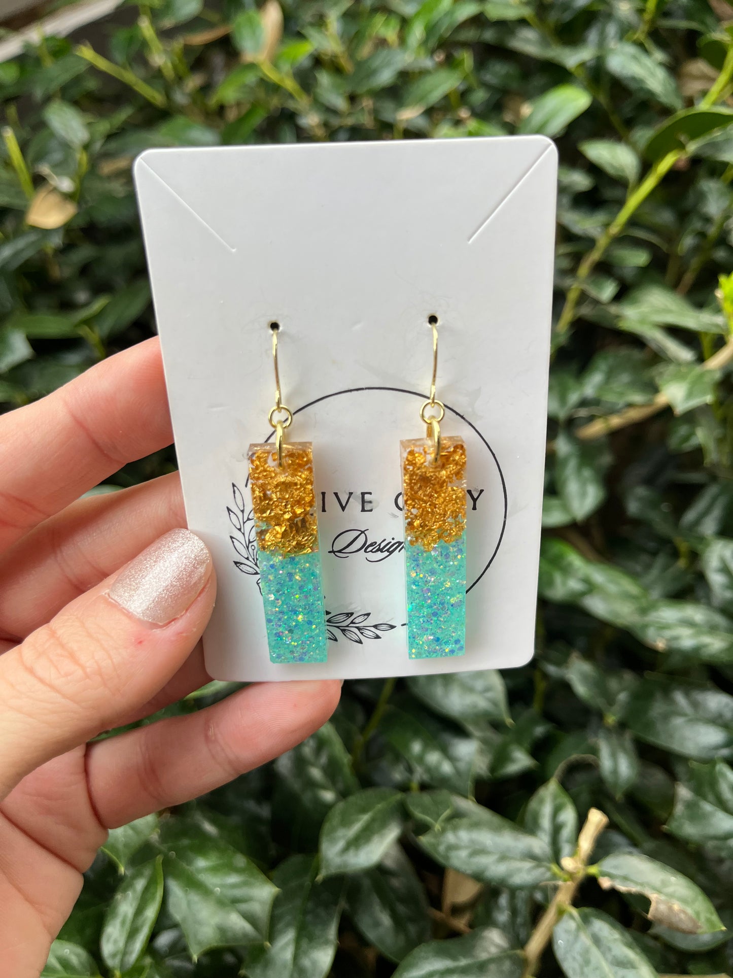 Bora Bora Gold Rush Dangles