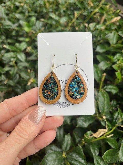 Urban Cowgirl Wood Teardrops