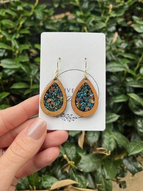 Urban Cowgirl Wood Teardrops